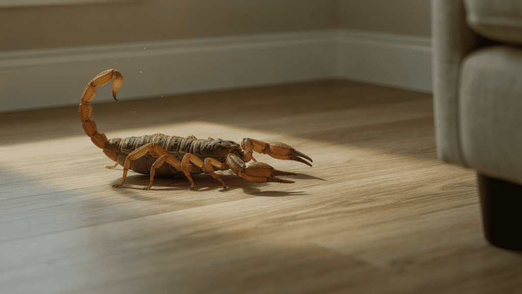 Scorpion at home