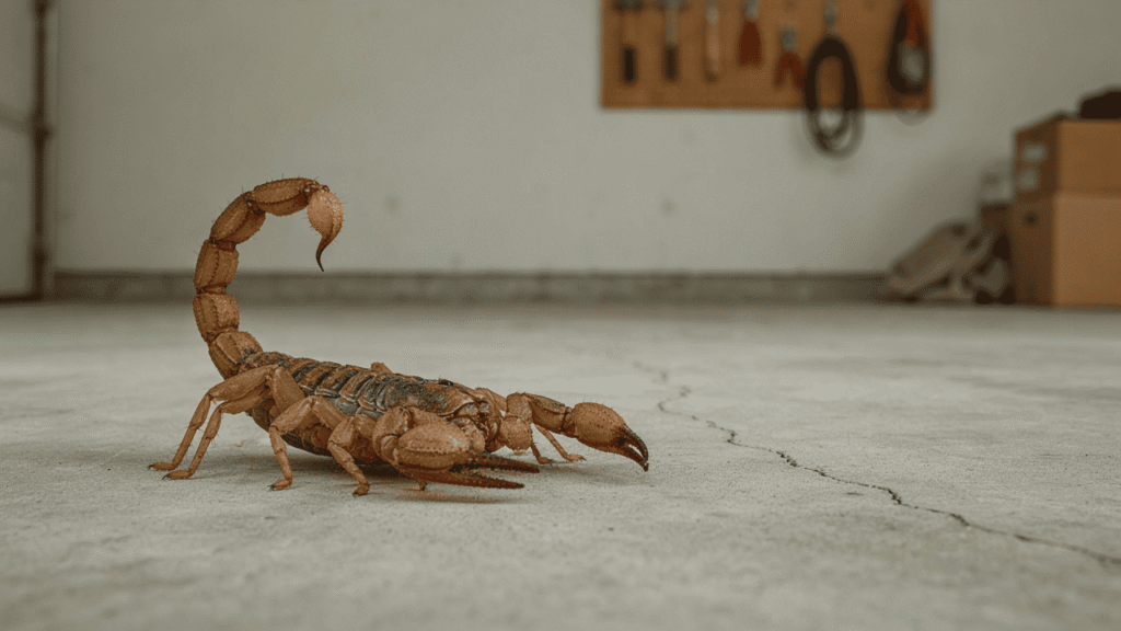Scorpion at Garage