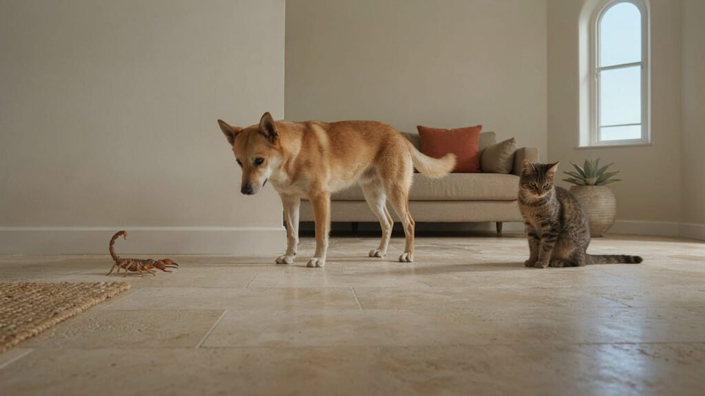 Scorpion safety for dogs and cats