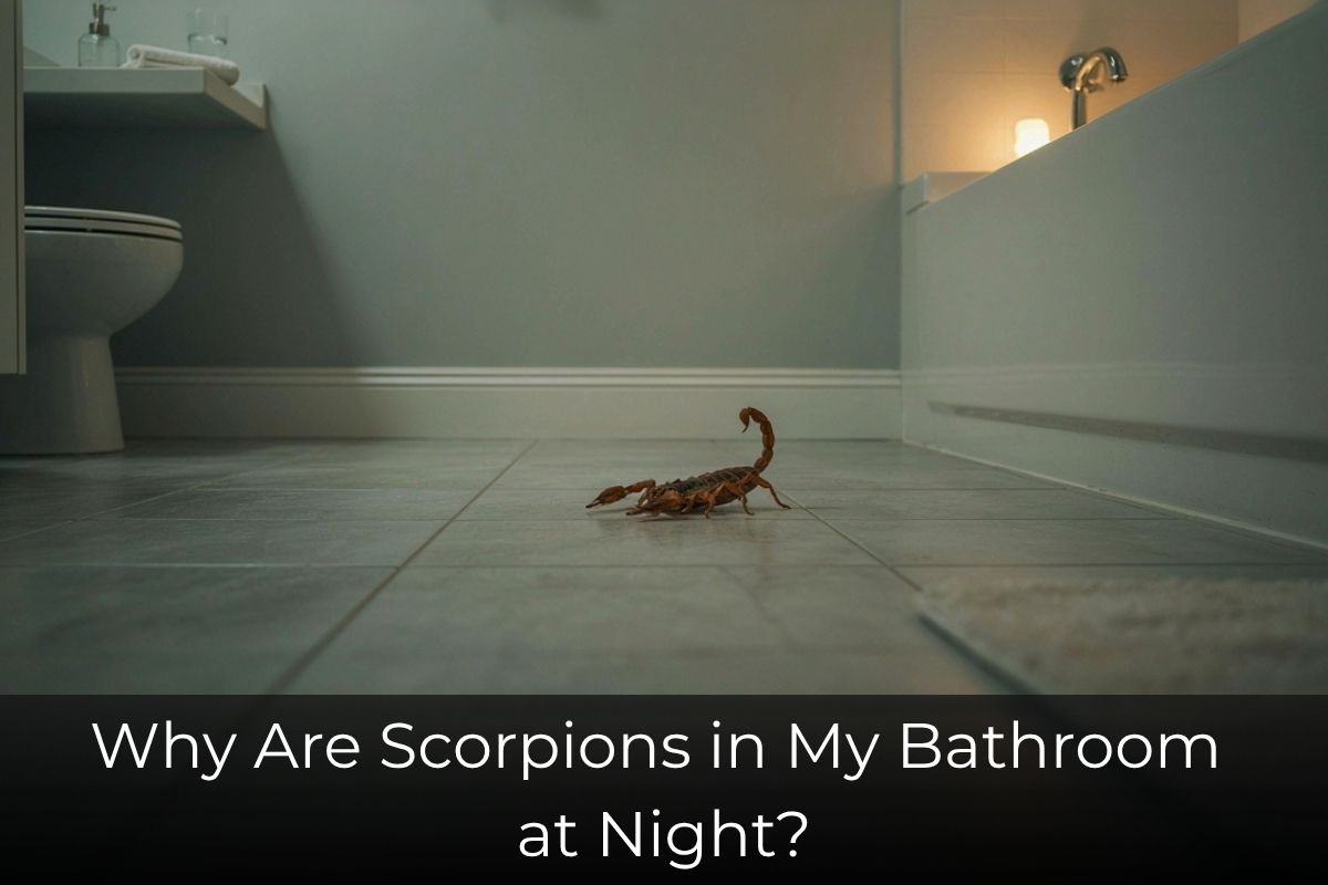 Why Are Scorpions in My Bathroom at Night?