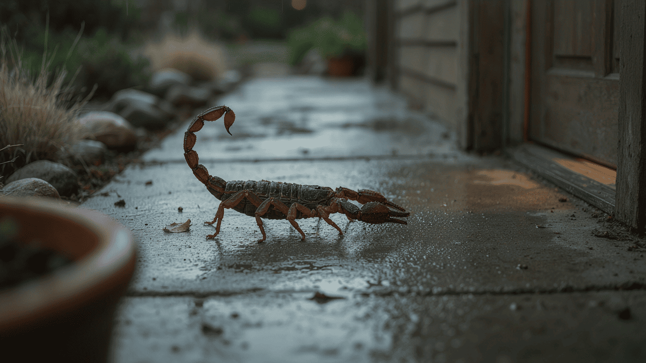 Why Do Scorpions Come Inside the House After Rain